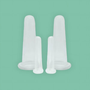 Coppette per Coppettazione Viso o trattamento cicatrici per Fisioterapisti - Set di 4 coppette